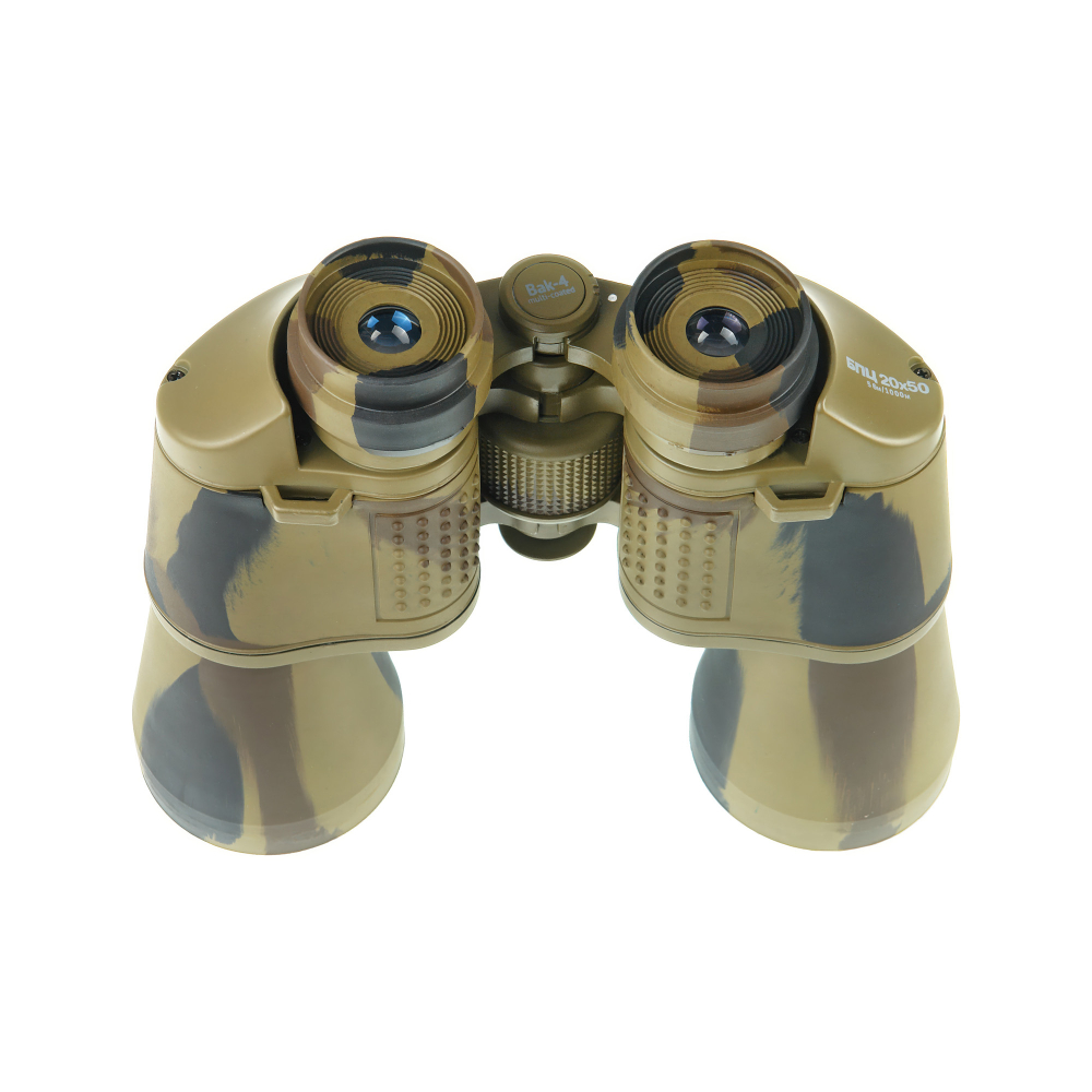 Бинокль Veber Classic БПЦ 20x50 VR камуфляж - влагозащищенный корпус с обрезиненным покрытием