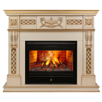 Каминокомплект Real Flame Corsica Lux 25,5/26 WT с очагом 3D Novara