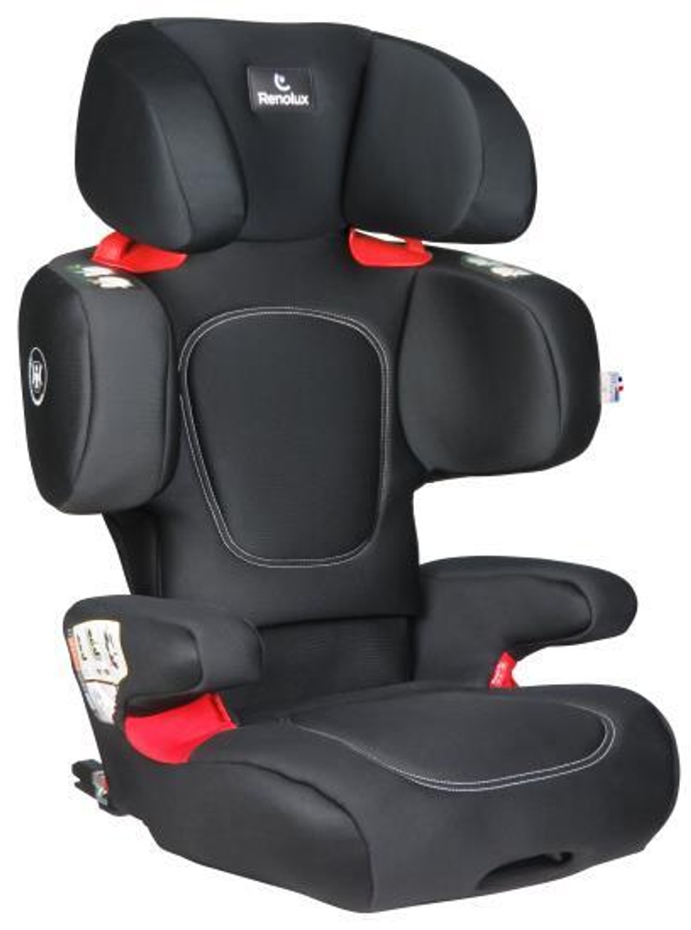 Детское автокресло Renolux StepFix с ISOFIX гр. 2/3 (Чёрный)