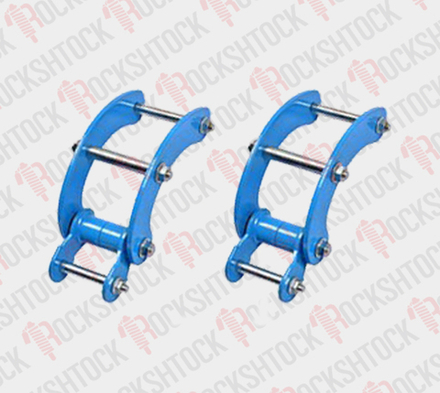 Ford Ranger T6.2 (2022—2025) серьги задних рессор удлиненные под лифт 2" (комплект)