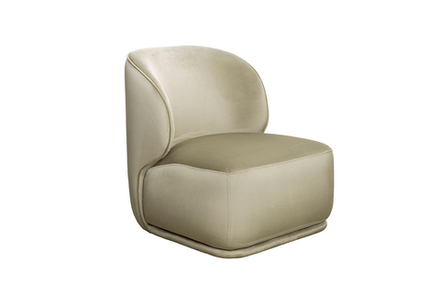 Кресло Garda Decor Капри Базовая (Capri Basic), велюр оливковый Colt1002-OLIV 80*90*82 см