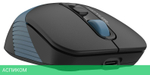 Мышь A4Tech Fstyler FB10C черный/синий