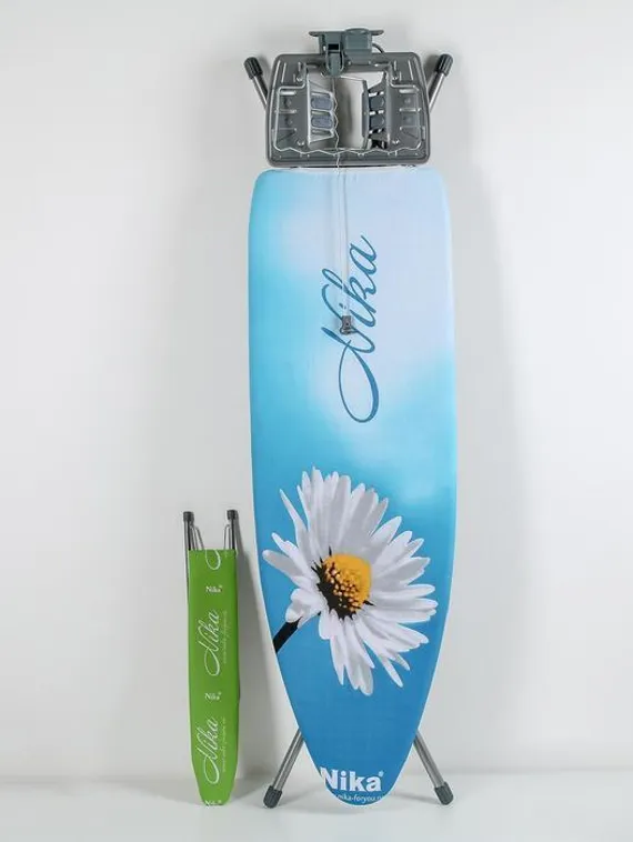 Доска гладильная Nika «Эльза де люкс», 122×40 см, металл, регулируемая высота до 93 см рисунок МИКС