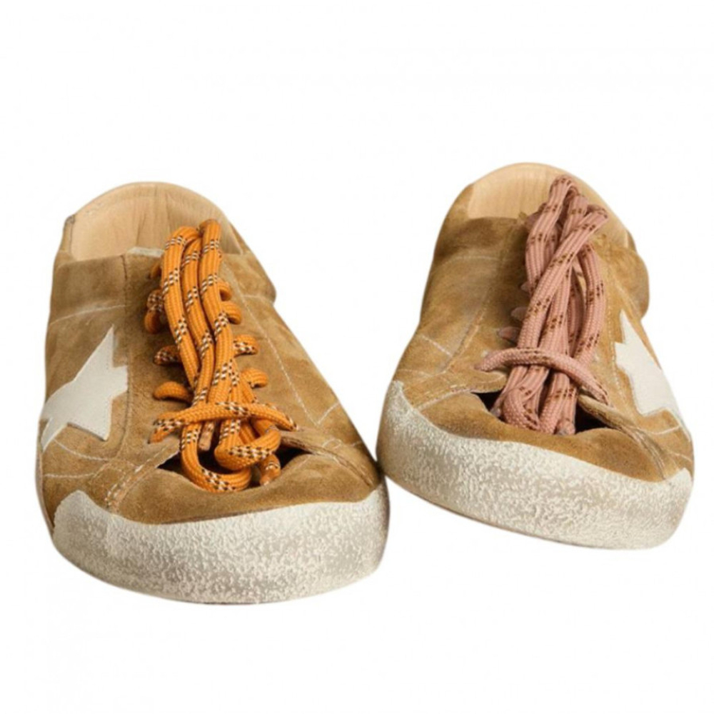 Кеды Golden Goose True-Star in Tobacco-Colored Suede