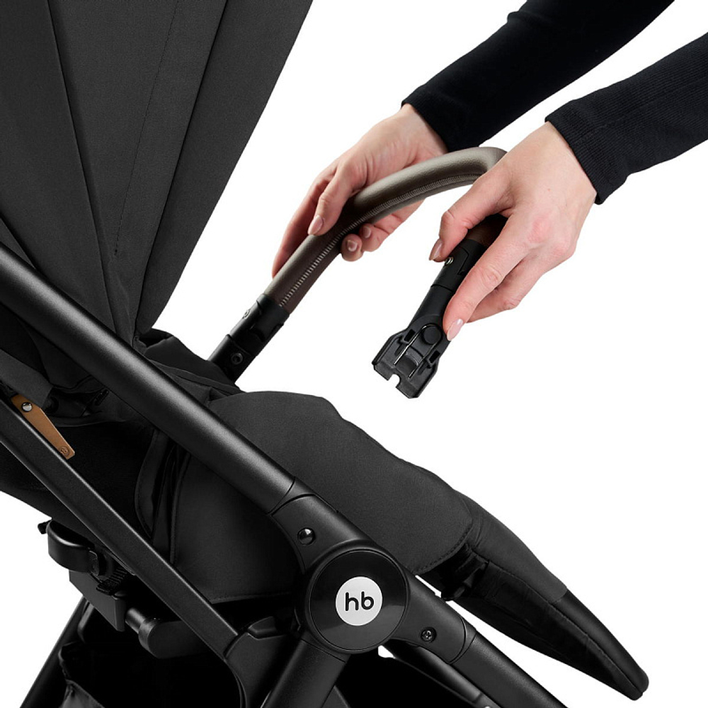Детская прогулочная коляска Happy Baby Luna 360 black