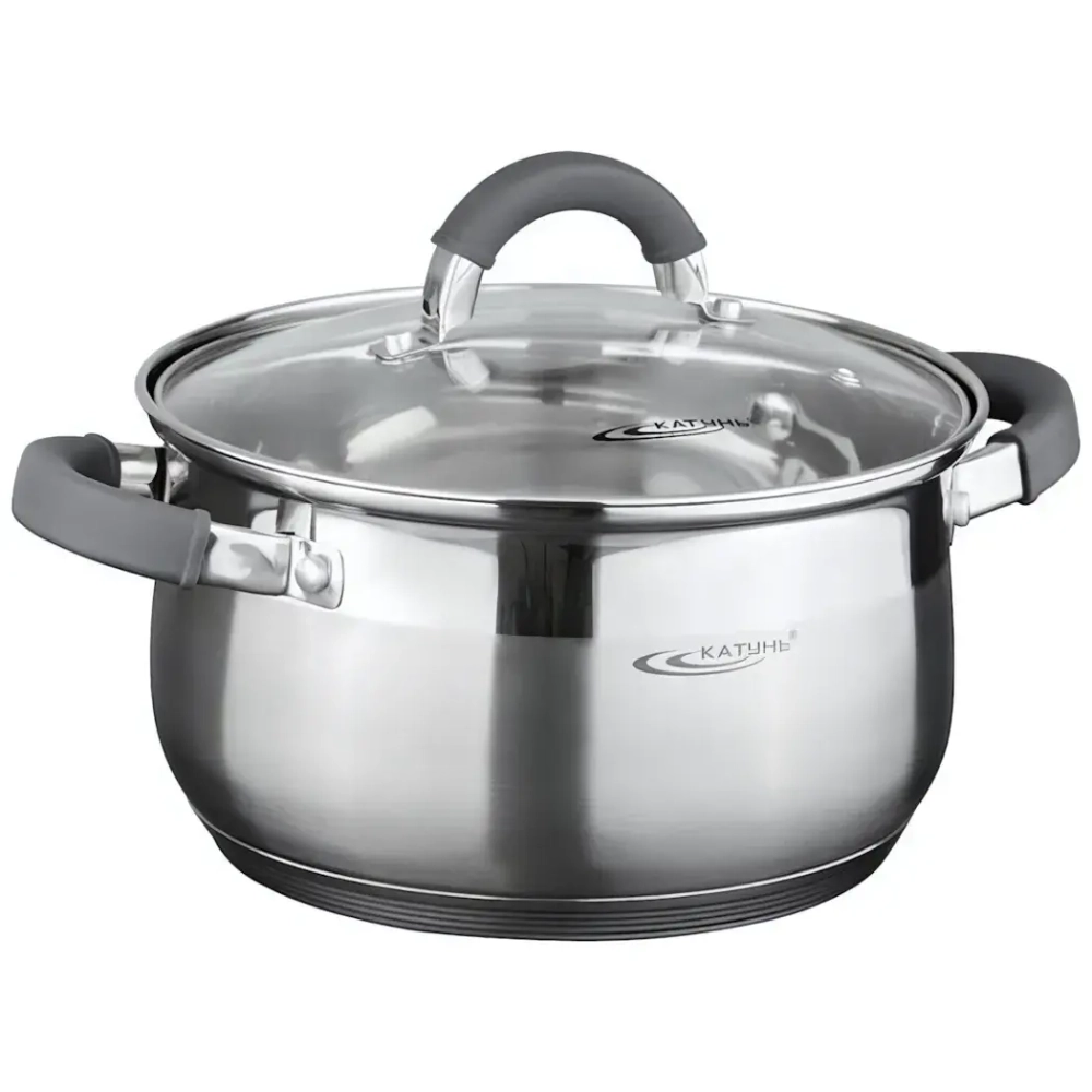 Кастрюля из нержавеющей стали 2,9л «Ирида» Катунь