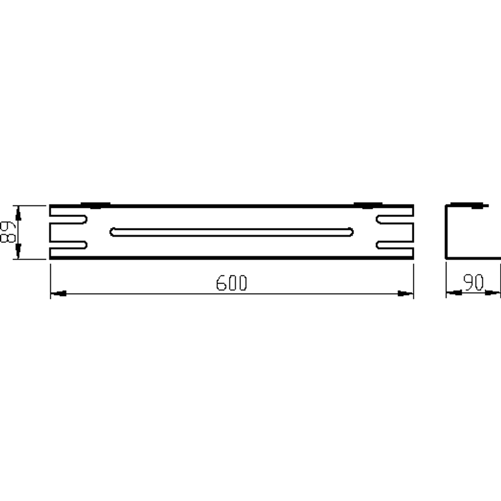 Полка Boheme Free 10967-B BLACK