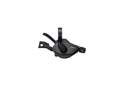 Шифтер Shimano Deore XT, M8100, правый, 12 скоростей, без индикатора, трос 2050мм, черный, без упако