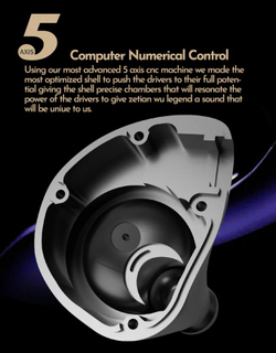Наушники проводные TANGZU Zetian Wu Legend, внутриканальные, без микрофона, 3.5 мм