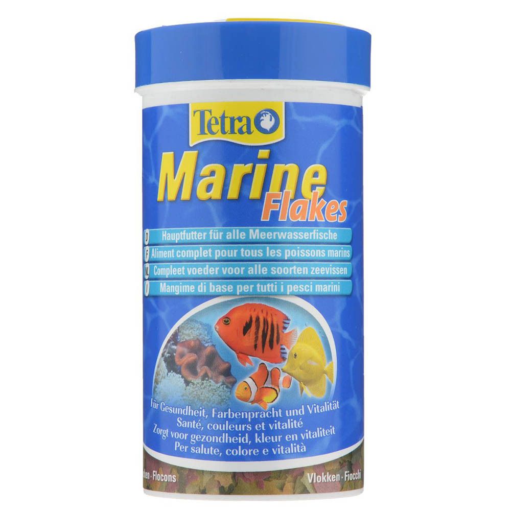 Tetra Marine Flocken - основной корм для морских рыб (хлопья)