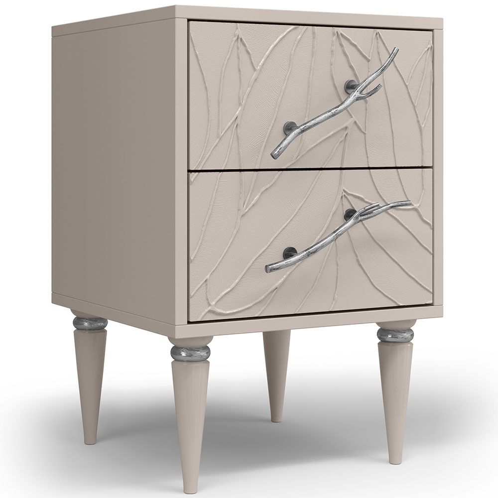 Тумба Арт Колор leaves Классик Сильвер Серый агат