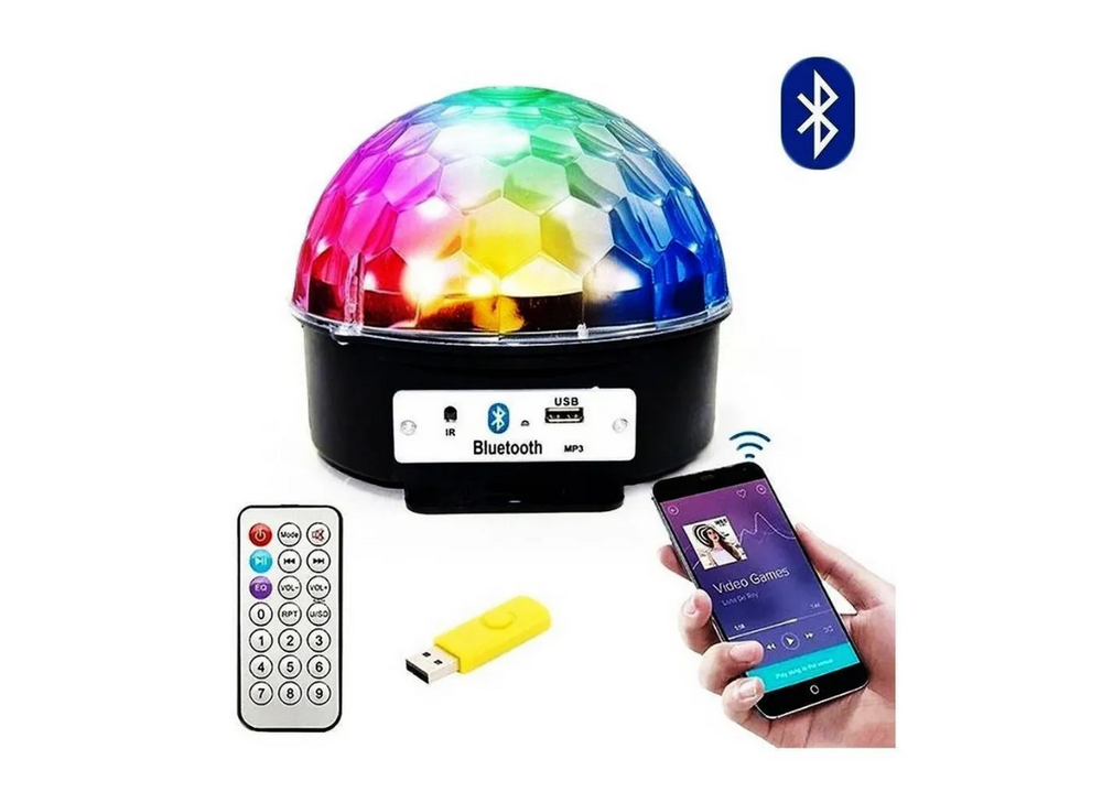 Хрустальный шар RHD-10BT (CPP-527) USB Bluetooth Пульт