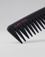 Расческа-гребень для распутывания волос из карбона Glam-Tech detangling comb carbon
