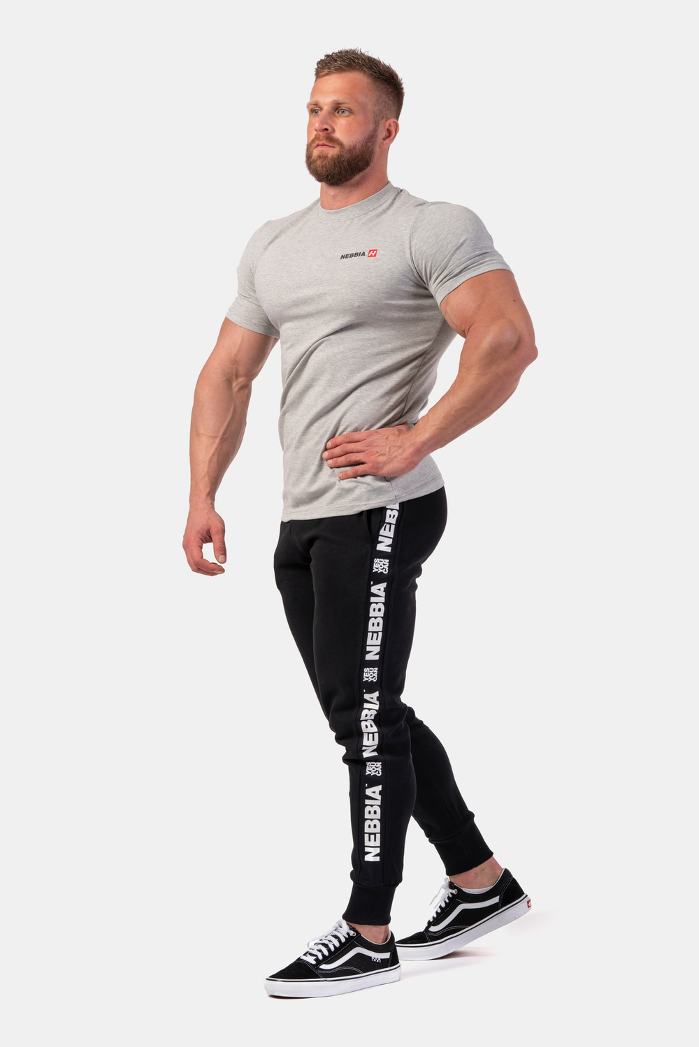 Футболка MINIMALIST LOGO NEBBIA T-SHIRT 291 Серая