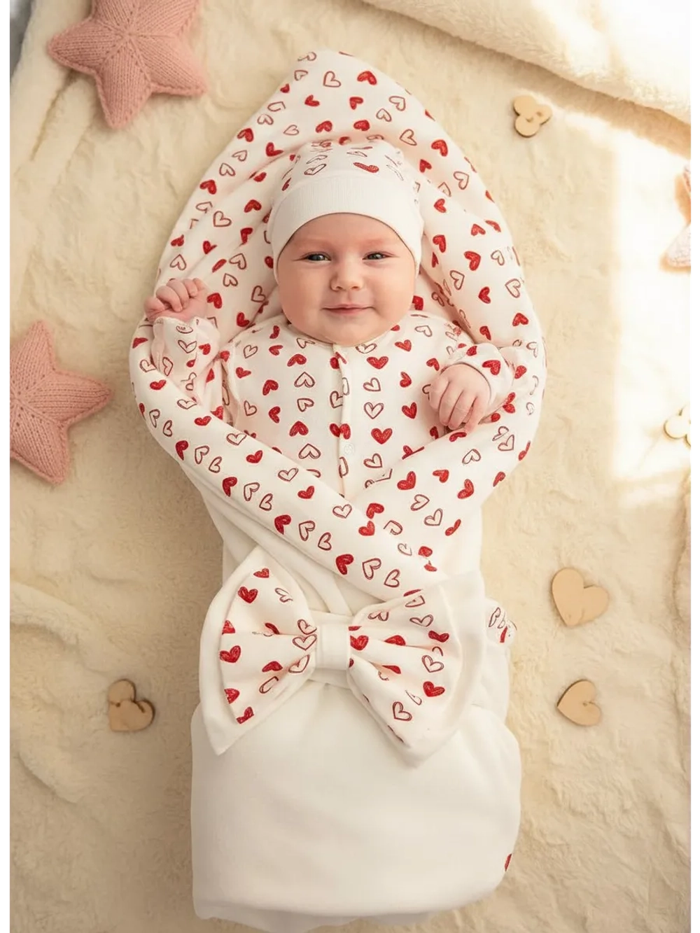 Конверт на выписку весна c костюмом