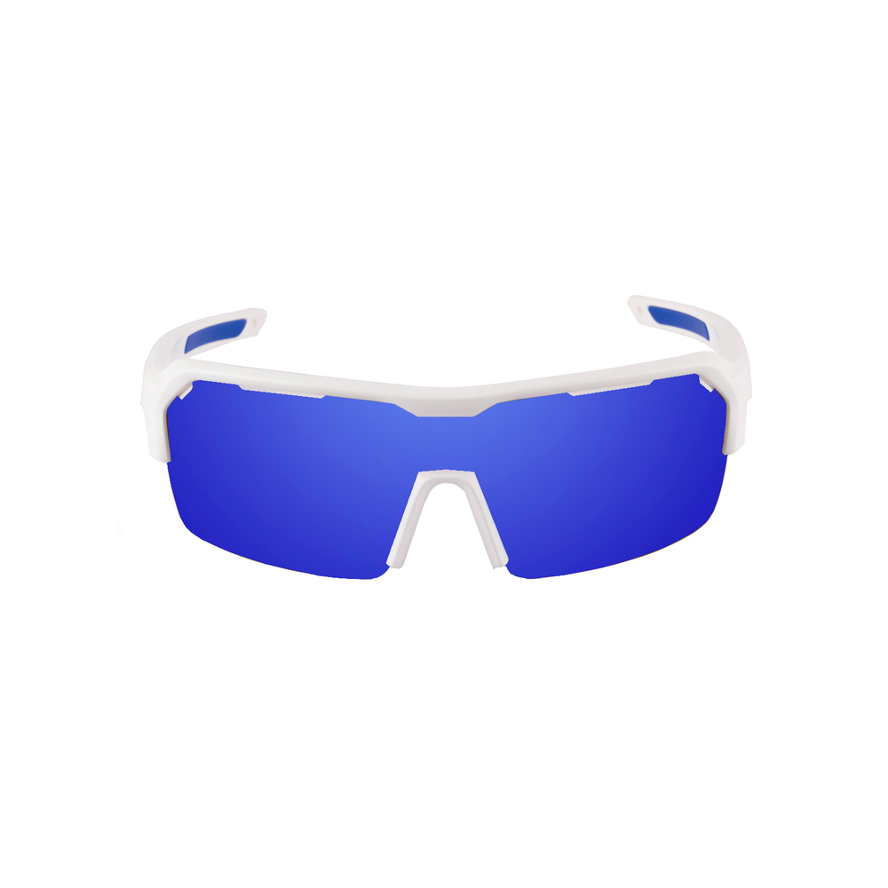 Спортивные очки с диоптриями OCEAN Race Matt White / Revo Blue Polarized lenses
