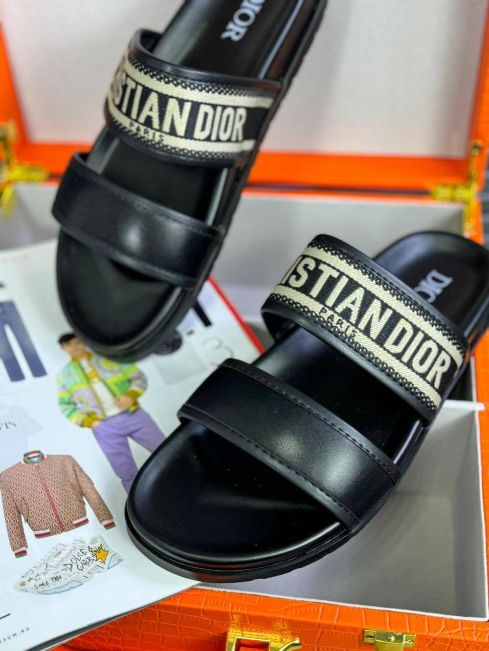 Шлёпанцы Christian Dior
