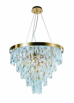 5729P/10A PLATING BRASS+CLEAR (1) Люстра NW