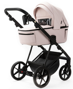 Детская коляска Adamex Vasco Deluxe 2 в 1 V-SA15 (СВ.РОЗОВАЯ КОЖА)