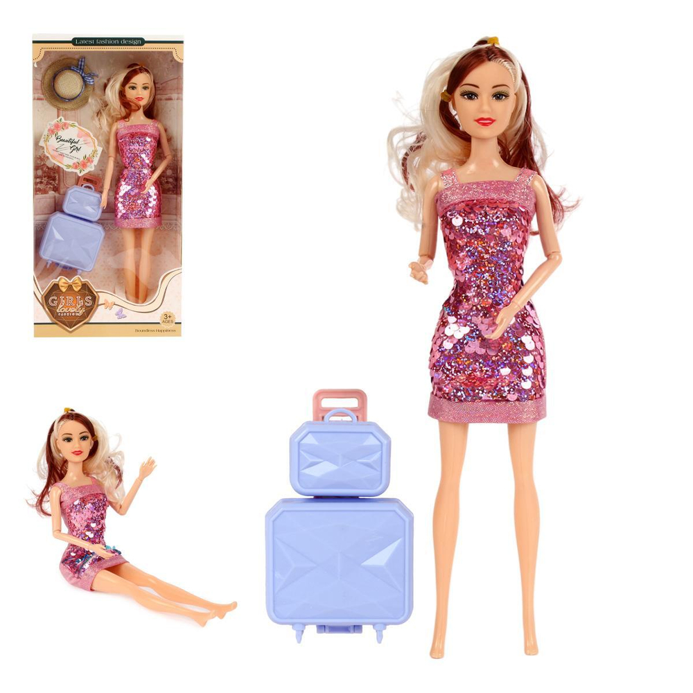 Кукла тип Модель на шарнирах с аксессуарами, коробка CY1015B