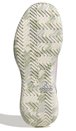 Женские Кроссовки теннисные Adidas Defiant Speed W - cloud white/cloud white/mint ton