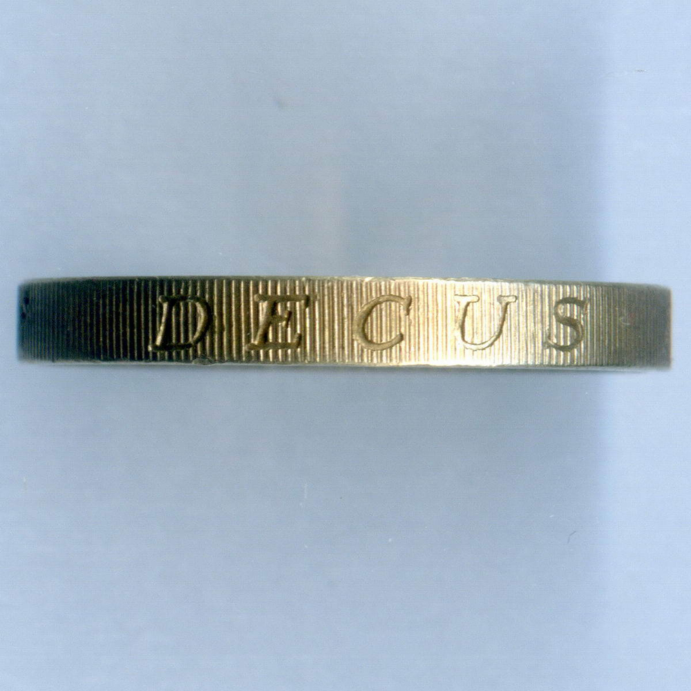 1 фунт 1983 год. Великобритания. Елизавета II. Никелевая латунь, диаметр 22,5 мм. XF