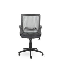 Кресло М-807 Квадро/Kvadro blackPL Ср NET72/E72-к (серый)