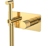 Гигиенический душ Boheme Stick 127-GG.4 со смесителем, С ВНУТРЕННЕЙ ЧАСТЬЮ, GOLD SPIRALE