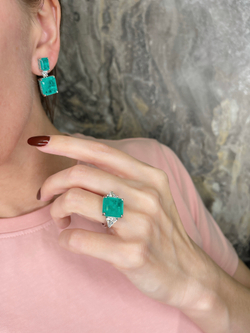 Серьги параиба мини