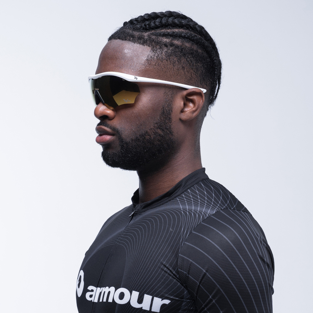 Спортивные очки 720armour RiderB7 / Matte White / Gold Lens