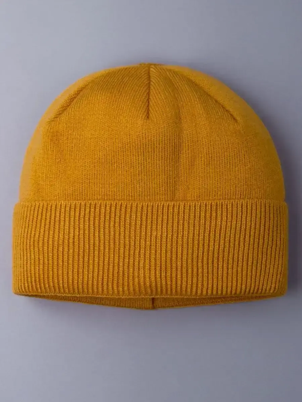 Шапка бини зимняя вязаная