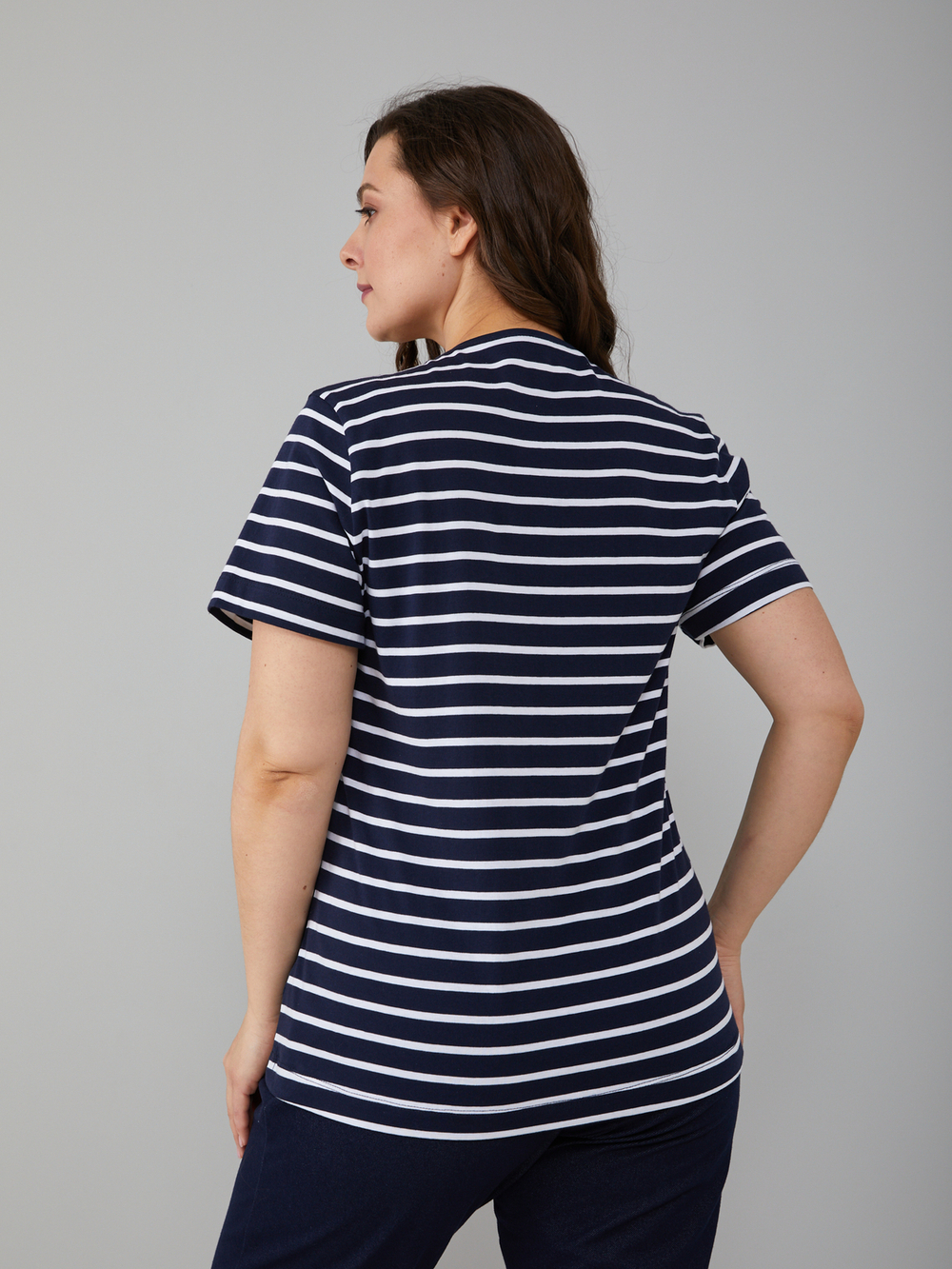 Футболка Фк-122П/синий-газета