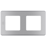Рамка 2 поста алюминий Inspiria Legrand