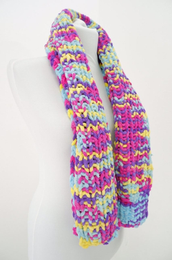 Шарф разноцветный