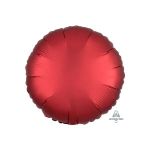 Круг Сатин Красный An 18"