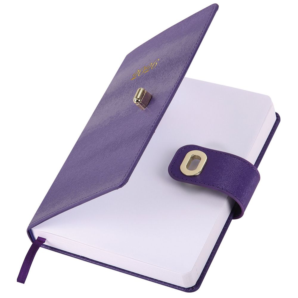 Ежедневник датированный А5 BRAUBERG "Elegant" фиолетовый (117370) 5