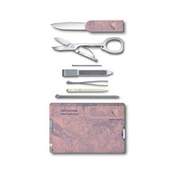 Швейцарская карта Victorinox SwissCard Classic 10 функций розовая (0.7155)