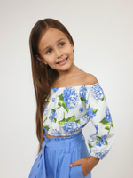 02-95-5 Комплект для девочки (футболка и брюки)