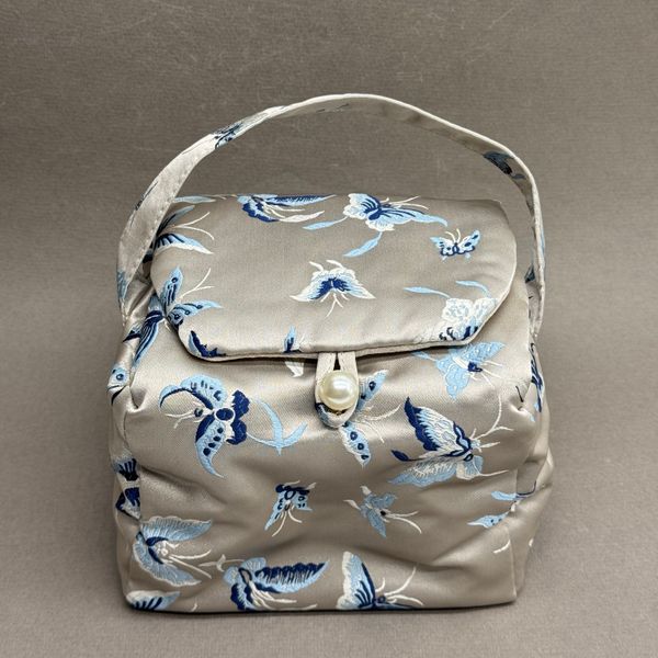 Сумка чаемана, текстиль, жесткое дно, 15/15/10см