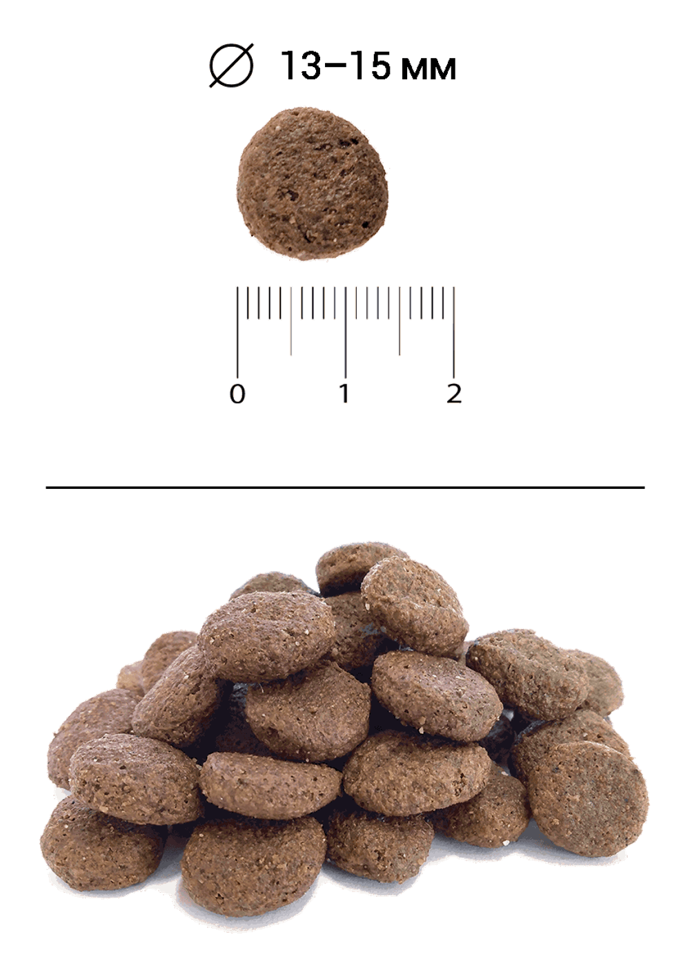 Сухой корм для собак Blitz Holistic Beef & White Fish Adult Dog Medium & Large breeds (Grain Free) с говядиной и белой рыбой для средних и крупных гипоаллергенный, для чувствительного пищеварения, 1,5 кг