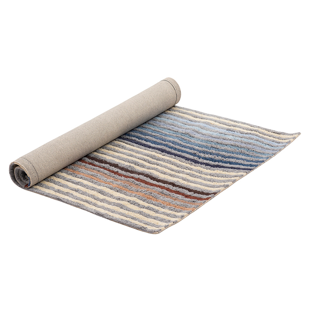 Ковер из хлопка с рисунком tulip garden из коллекции terra, 120х180 см