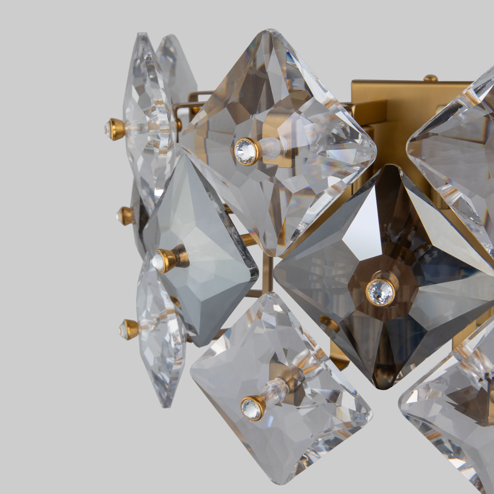 Настенный хрустальный светильник 371/3 Strotskis