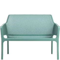 Уличный пластиковый диван Net Bench ментоловый