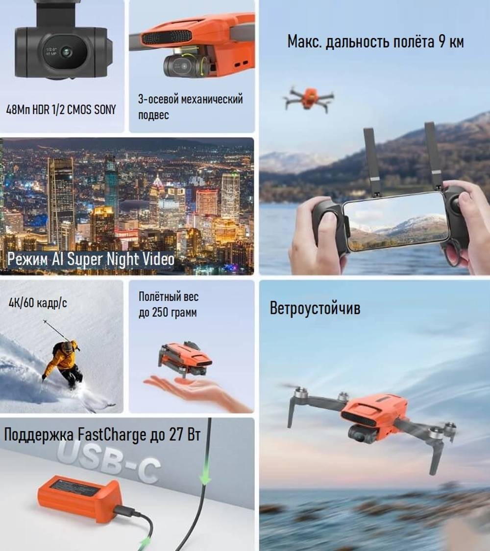 Квадрокоптер Fimi Mini 3