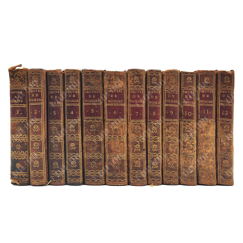 L'Iliade d'Homère avec des remarques. T. 1–12 / Илиада Гомера с примечаниями. — Lyon: Bruyset aine &