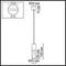 Подвесной светильник Odeon Light Defance Hightech 7144/4L