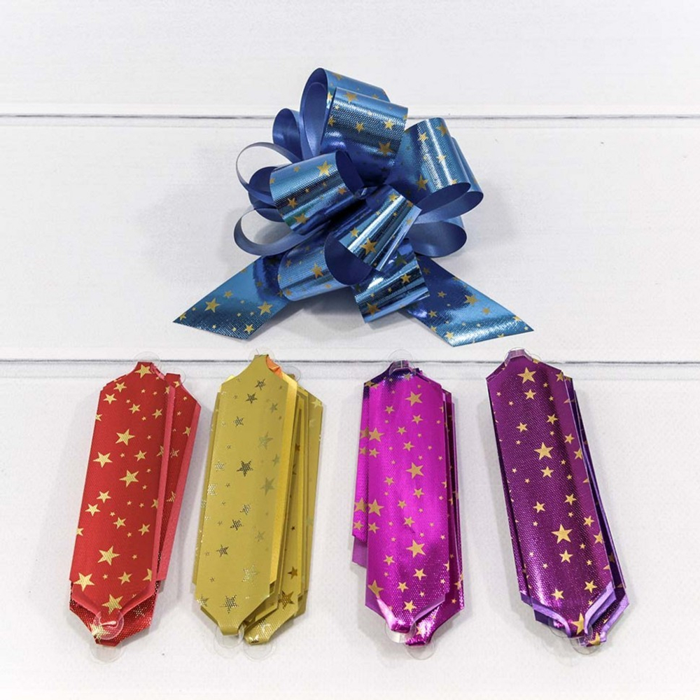 Бант Шар 3см Набор 5 шт "Звездочки" (Микс)