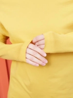 Лонгслив оверсайз с вырезом лодочка