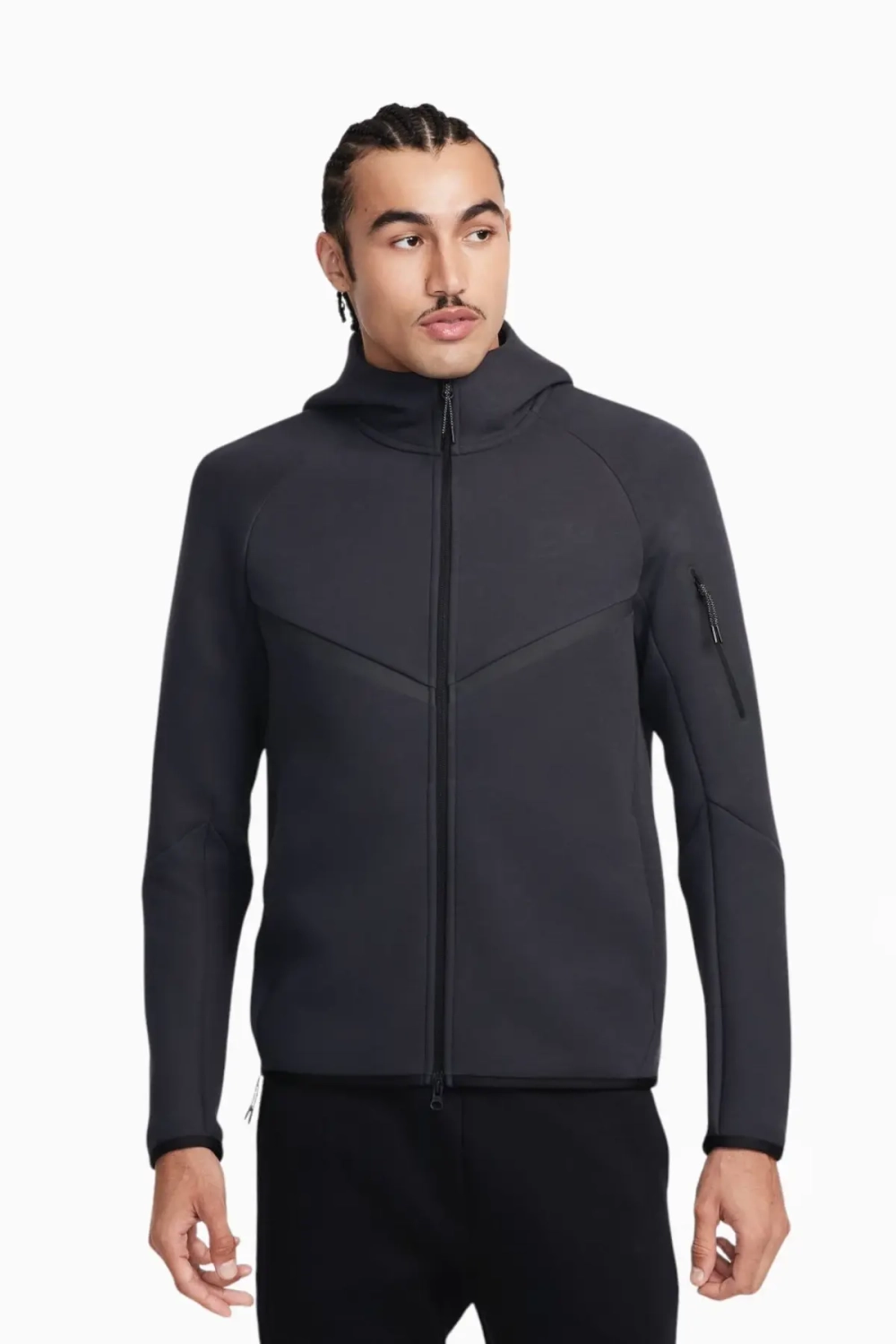 Кофта Nike Sportswear Tech Fleece Windrunner - серый
