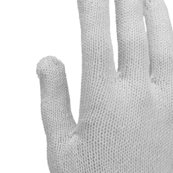 Перчатки х/б, ПВХ покрытие, "Точка", 6 пар в упаковке, 7 класс Россия